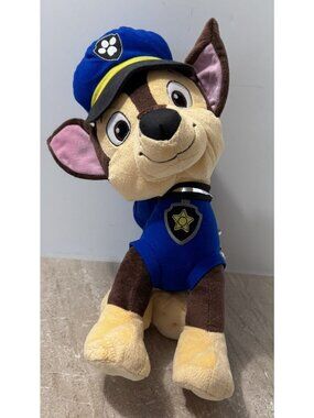 Chase Paw Patrol Plush 15" Police Dog Stuffed Toy Spin Master Nickelodeon